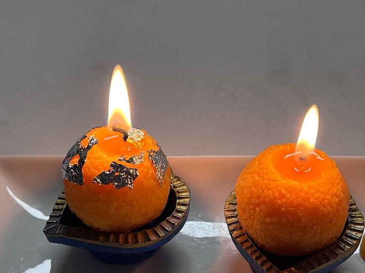 Laddoo Candle - Desi Ghee Punch