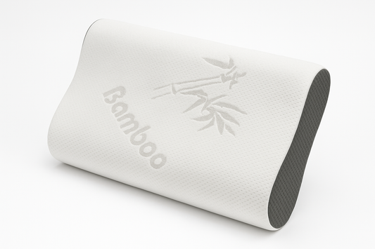 Bamboo Contour Memory Foam Pillow for Neck & Shoulder Pain Relief by Lume & Co. | product