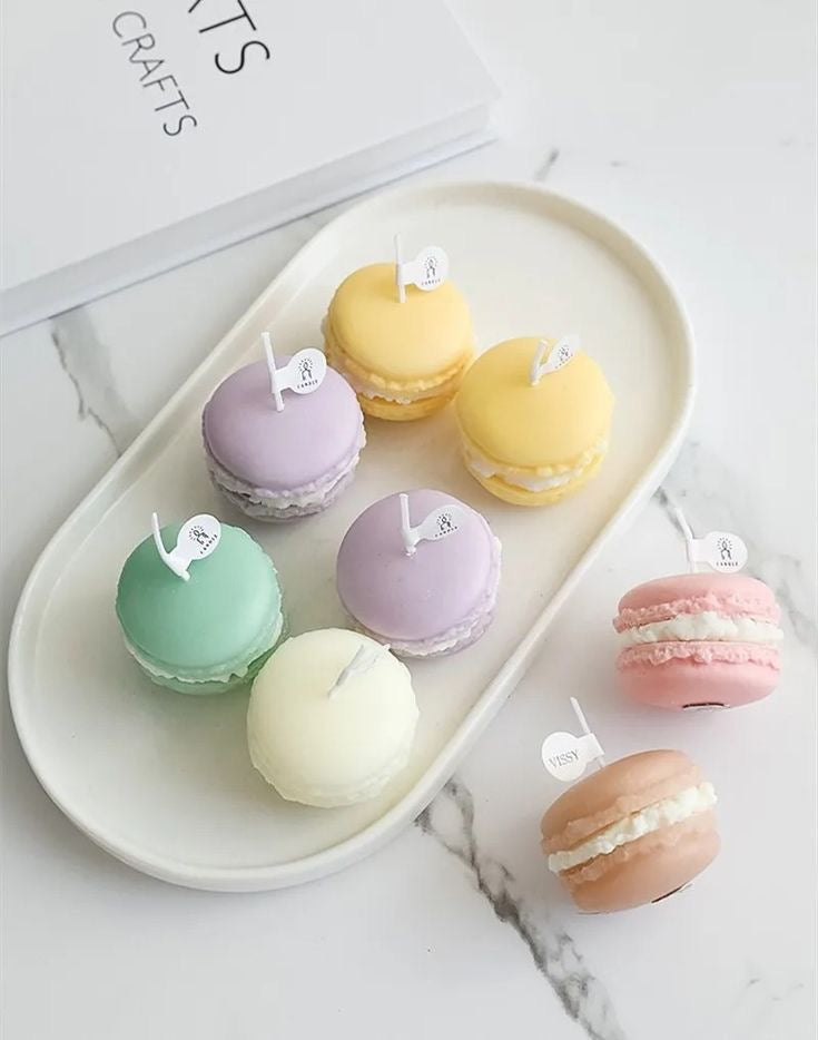 Macaroon Candles - Realistic scent