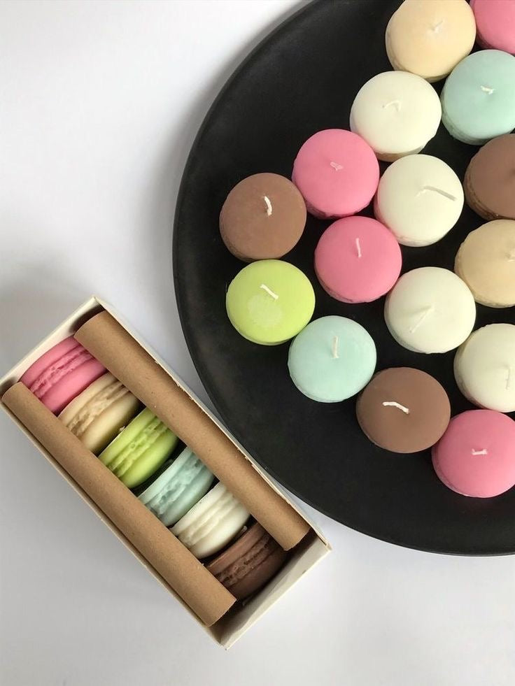 Macaroon Candles - Realistic scent