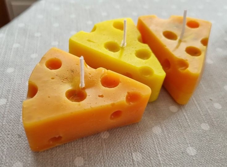 Cheese Candle by Lume & Co. | decorative candle, product image 3 of 3