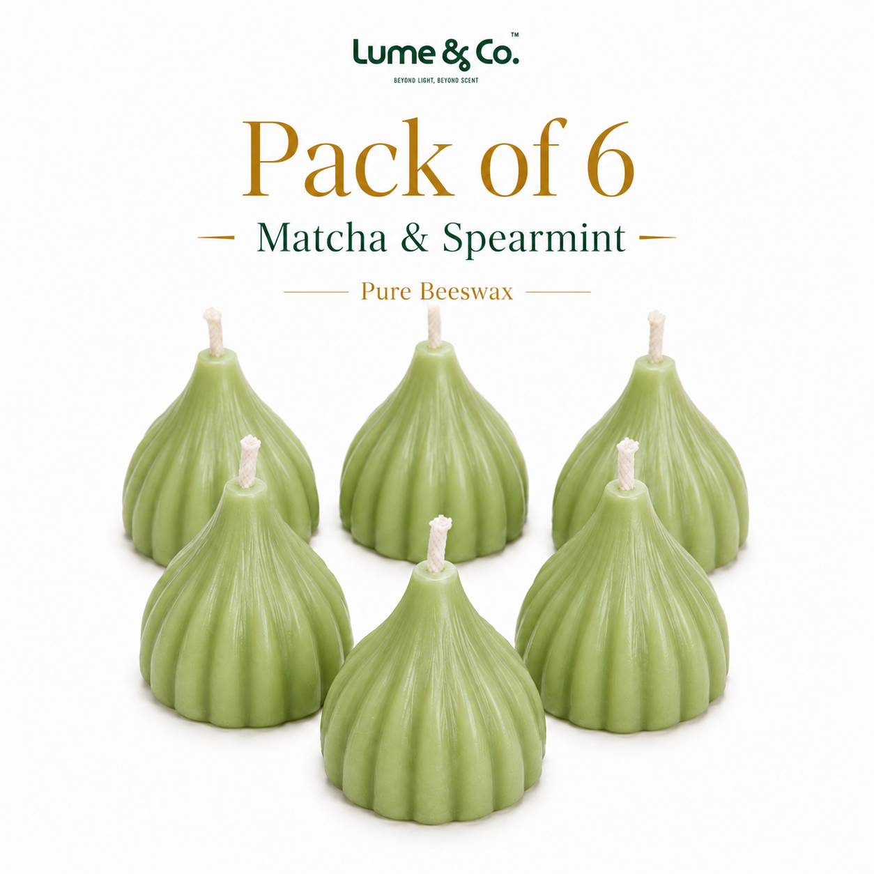 Beeswax Scented Modak Candles - Maharashtra Special by Lume & Co.