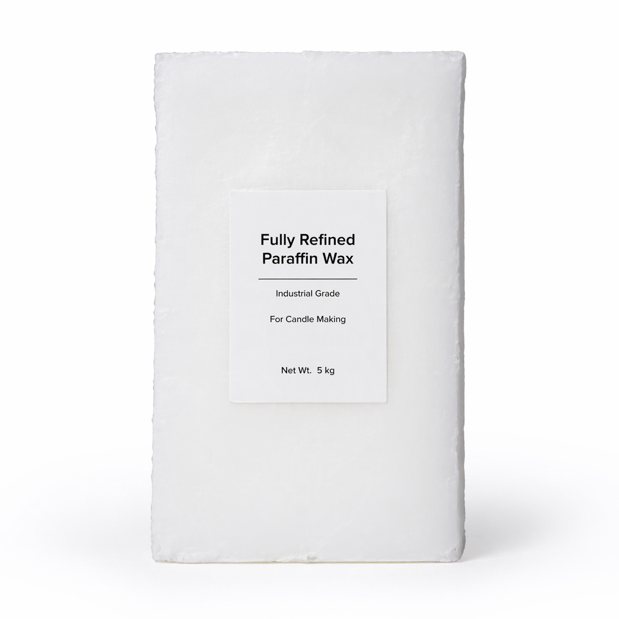 Fully Refined Paraffin Wax Slab | Industrial Grade Candle Making Wax for Pillar, Jar & Container Candles