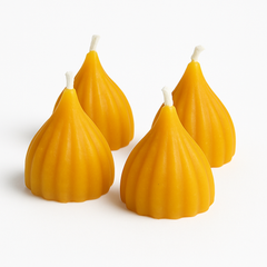 Beeswax Scented Modak Candles - Maharashtra Special by by Lume & Co. | candle making material