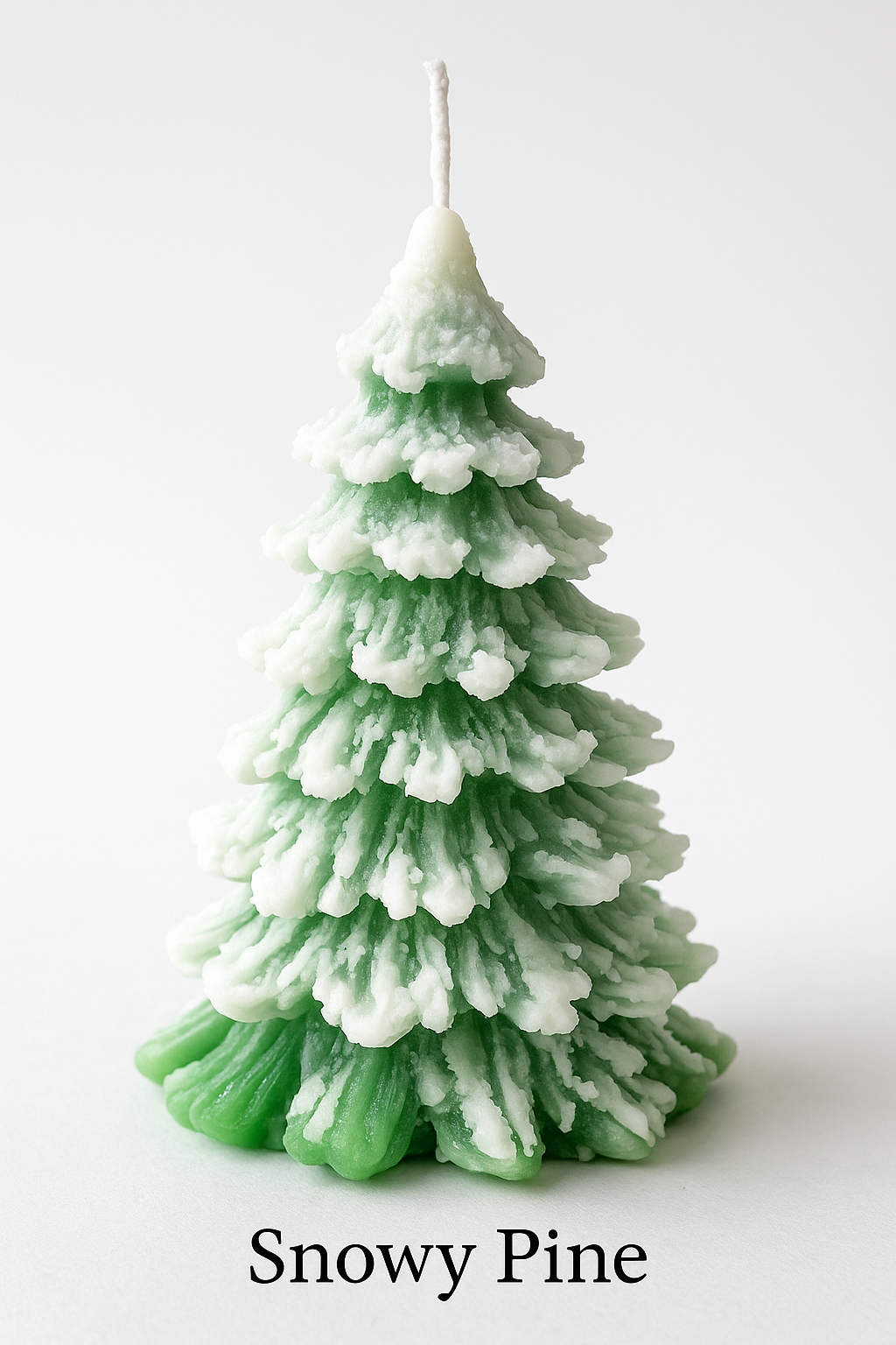 Snowy Pine Trio – Colored Flame Christmas Candles | Handcrafted Scented Pine Tree Candles by | Christmas Home Décor Gift | Lume & Co.™