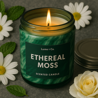 Ethereal Moss Candle by Lume & Co. | decorative candle, product image 5 of 5