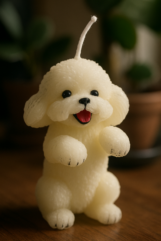 Bailey Cute Dog Candle