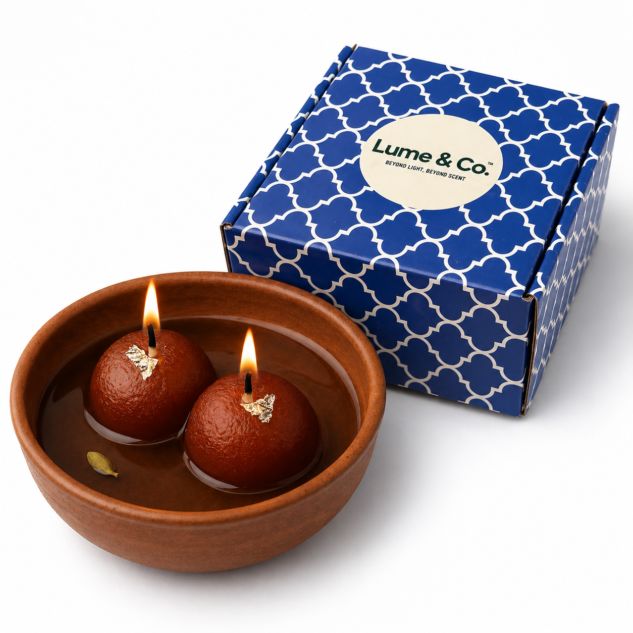 Gulab Jamun Scented Candle – Sweet Indian Dessert Aroma | Handcrafted Festive Candle | 12+ Hour Burn | Traditional Real Aroma