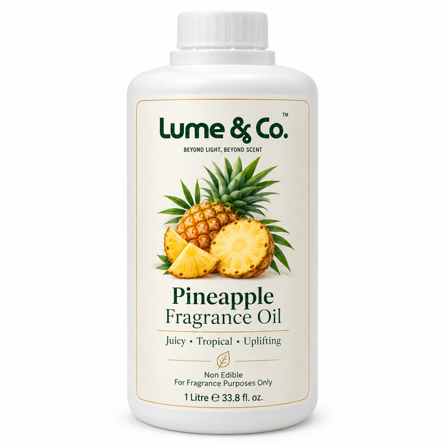 Pineapple Fragrance Oil for Candles, Soaps, Perfumes & Diffusers by Lume & Co. | fragrance oil for candle and diffuser making, product image 2 of 14