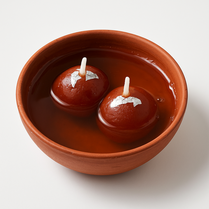 Gulab Jamun scented candle – Lume & Co. 250g candle in festive Indian dessert aroma