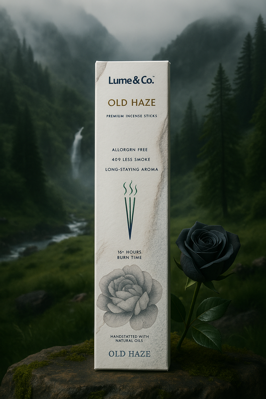 OLD HAZE Incense Sticks – Woody & Earthy Agarbatti for Relaxing Evenings | Vintage Perfumed Blend | 30-Stick Pack