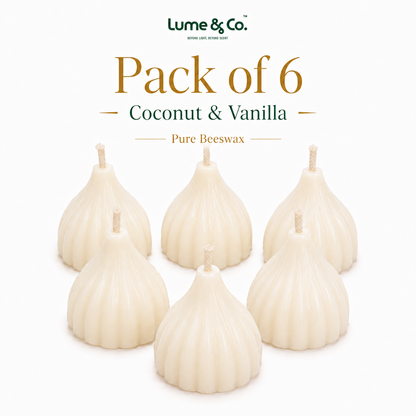 Beeswax Scented Modak Candles - Maharashtra Special by by Lume & Co. | candle making material, product image 12 of 14
