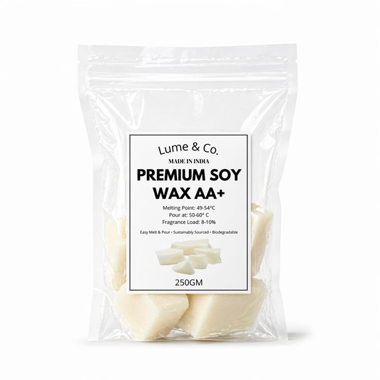 Lume & Co. Premium Soy Wax AA+ | Natural Candle Making Wax for Jar Candles, Container Candles & Wax Melts