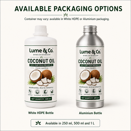100 Natural Coconut Cold Pressed Oil by Lume & Co. | oil for DIY formulations, product image 3 of 7