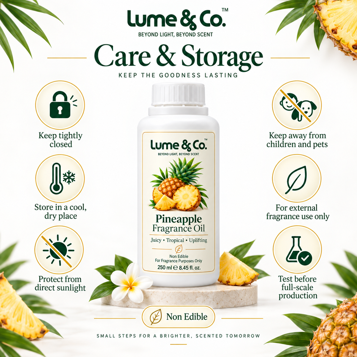 Pineapple Fragrance Oil for Candles, Soaps, Perfumes & Diffusers