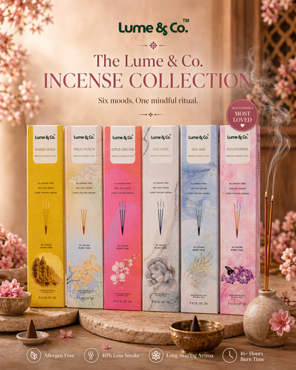 Sugandhika Premium Incense Sticks (Pack of 30) by Lume & Co. | incense for home fragrance, product image 7 of 7