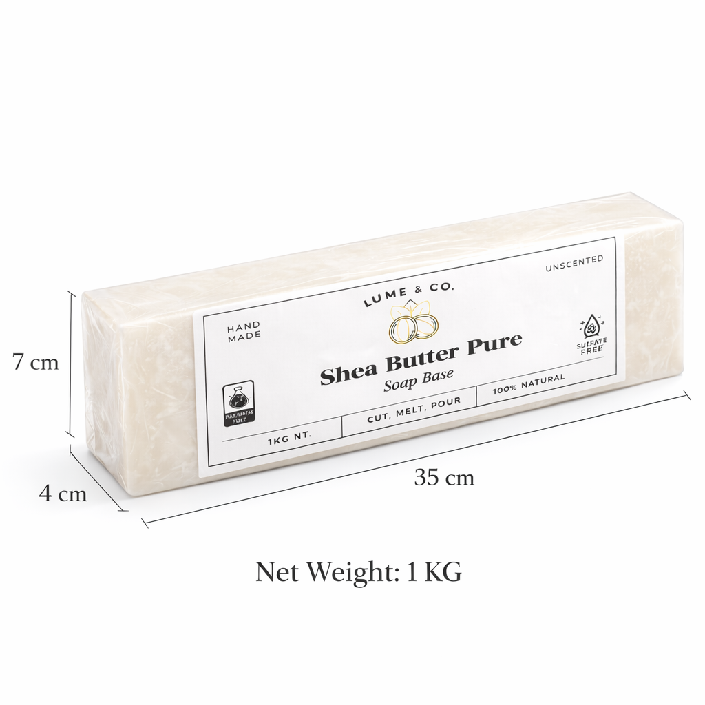 Shea Butter Soap Base – 1 KG | Melt & Pour | Unscented