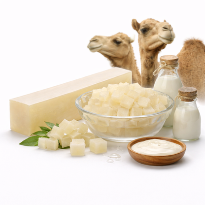 Camel Milk Soap Base 1kg - Premium Camel Milk Melt & Pour Base for Handmade Soap Making by Lume & Co. | melt-and-pour soap making base, product image 2 of 3