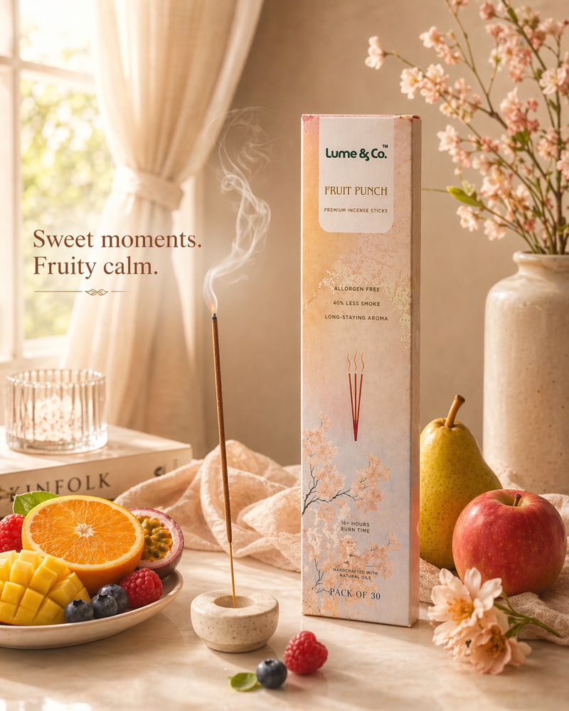 Fruit Punch Agarbatti Pack | Pack of 30 | Luxury Scented & Handcrafted | Lume & Co.