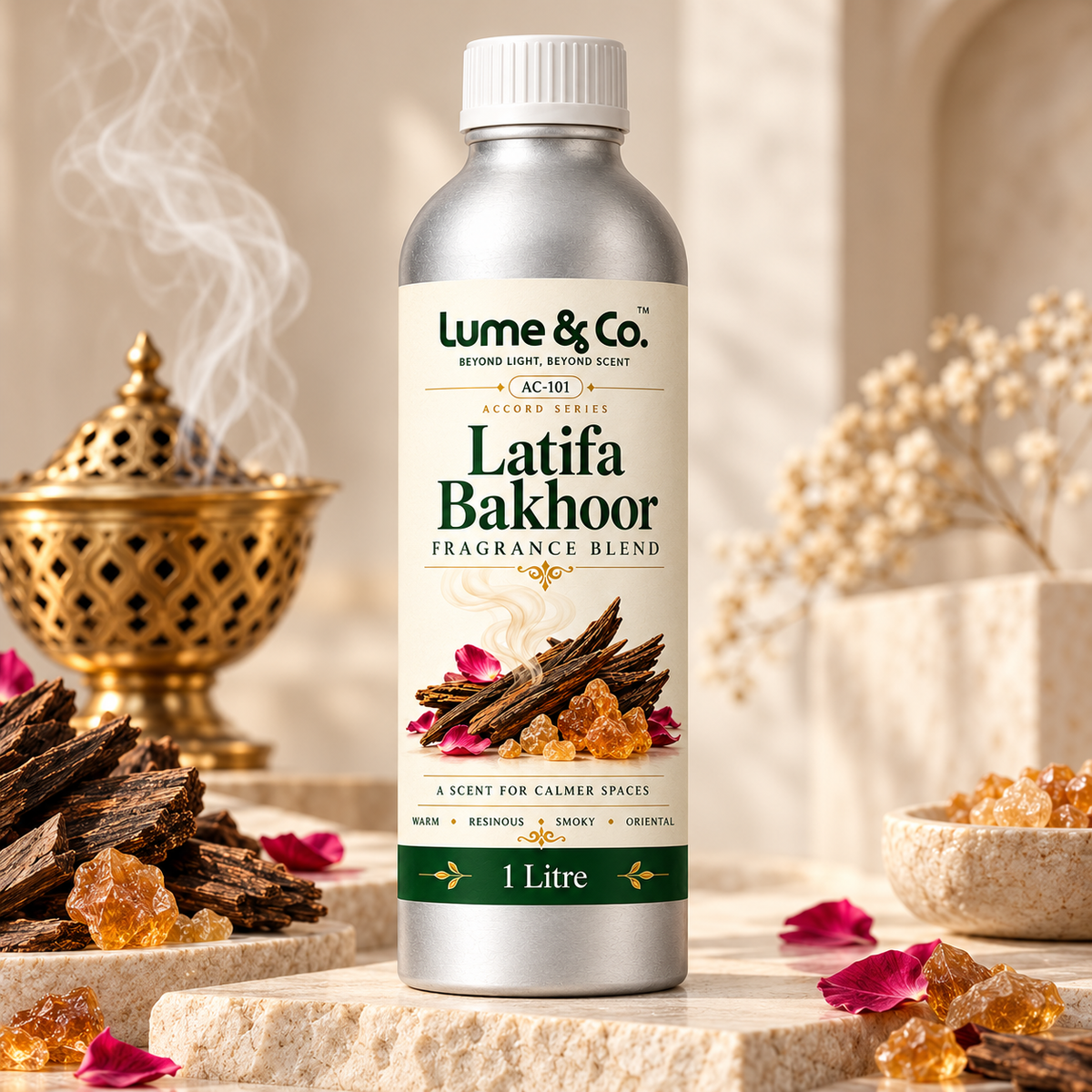 Latifa Bakhoor Fragrance Oil for Candles & Diffusers