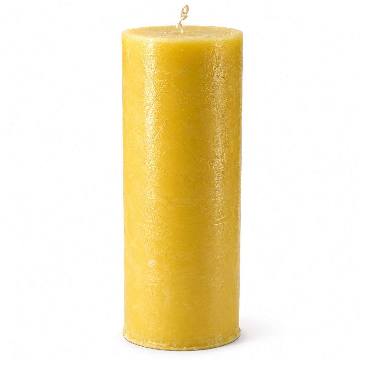 Luxury Ivory Natural Beeswax Pillar Candle | 4×12 Inch | Long Burn upto 280 hrs |