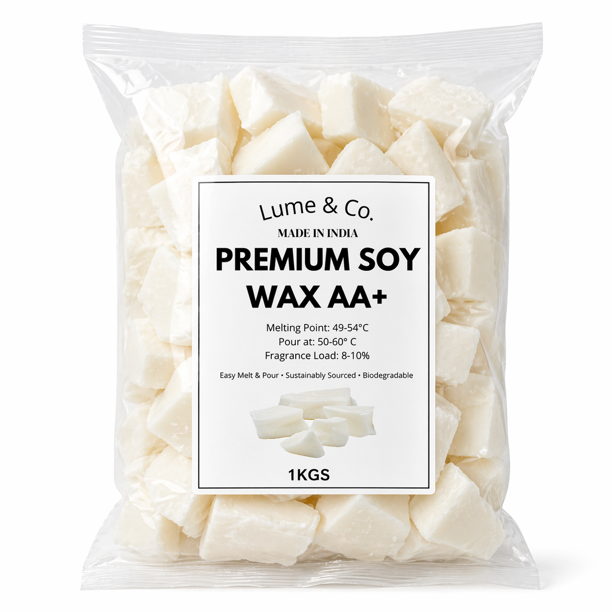 Premium Soy Wax AA+ by Lume & Co. | candle making material