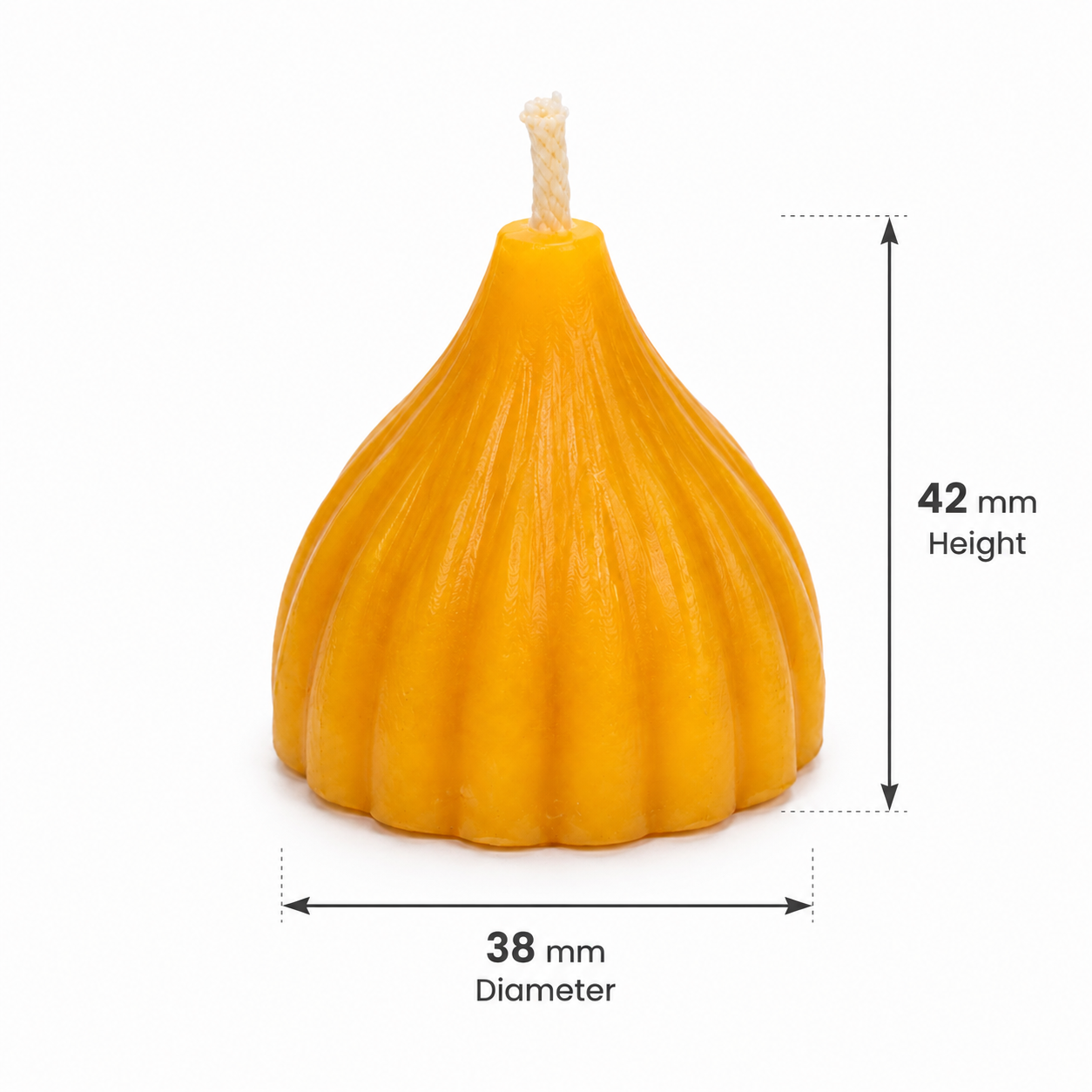Beeswax Scented Modak Candles - Maharashtra Special by Lume & Co.