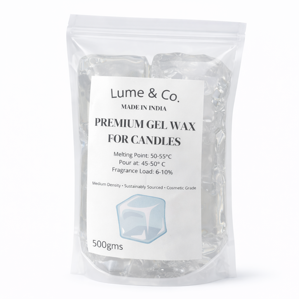 Lume & Co.™ mitteldichtes Gelwachs | Klares, transparentes Gelwachs für Kerzen | 250g, 500g & 1kg